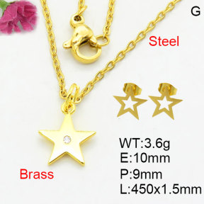 Fashion Brass Sets  F3S008810aajm-G030