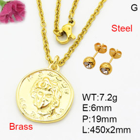 Fashion Brass Sets  F3S008819aahm-G030