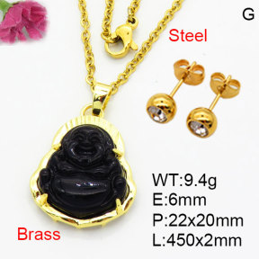 Fashion Brass Sets  F3S008821vbmb-G030