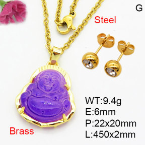 Fashion Brass Sets  F3S008822vbmb-G030