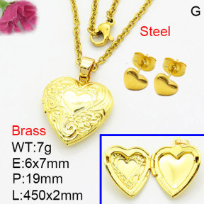 Fashion Brass Sets  F3S008827avja-G030