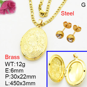 Fashion Brass Sets  F3S008835avja-G030