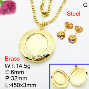 Fashion Brass Sets  F3S008840aajl-G030