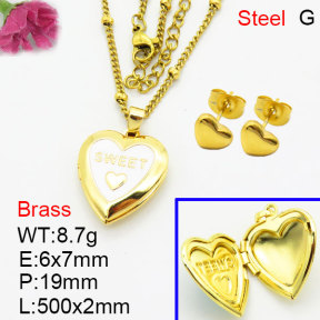 Fashion Brass Sets  F3S008857avja-G030