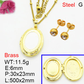 Fashion Brass Sets  F3S008863aaji-G030