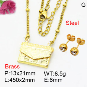 Fashion Brass Sets  F3S008875aaih-G030