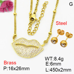 Fashion Brass Sets  F3S008876bamn-G030