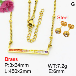 Fashion Brass Sets  F3S008877aakk-G030