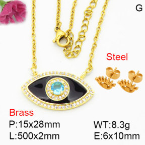 Fashion Brass Sets  F3S008878baka-G030