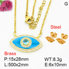 Fashion Brass Sets  F3S008880baka-G030