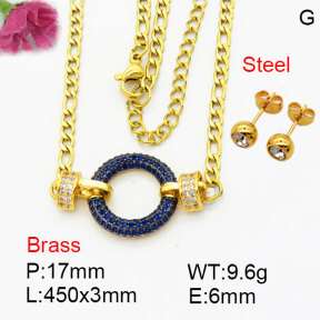 Fashion Brass Sets  F3S008885bhhn-G030