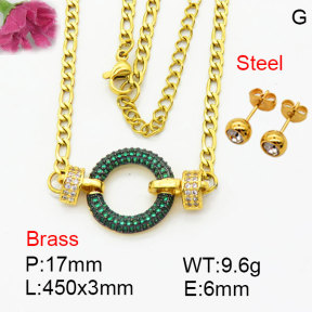 Fashion Brass Sets  F3S008886bhhn-G030