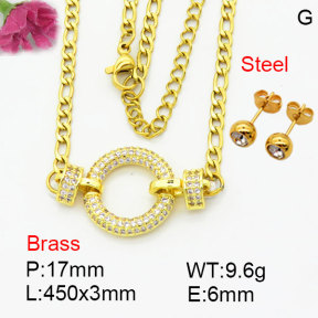 Fashion Brass Sets  F3S008889bbok-G030