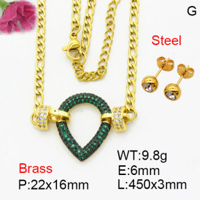 Fashion Brass Sets  F3S008892bhii-G030