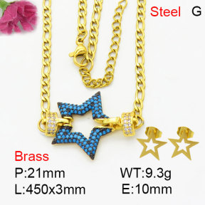 Fashion Brass Sets  F3S008900bhia-G030