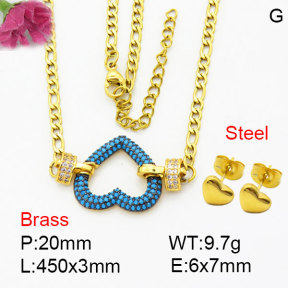 Fashion Brass Sets  F3S008905bhik-G030