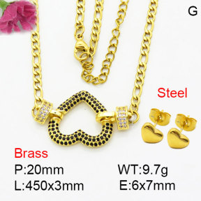 Fashion Brass Sets  F3S008906bbph-G030