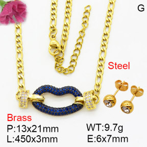 Fashion Brass Sets  F3S008909bhhk-G030