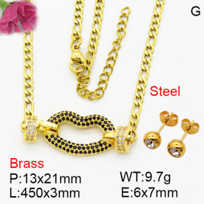 Fashion Brass Sets  F3S008912bbok-G030