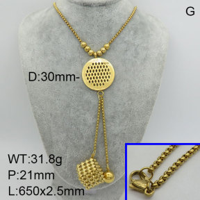 SS Necklace  3N2002720vhkl-613