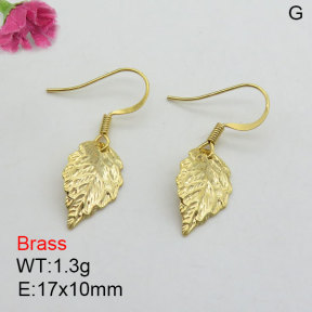 Fashion Brass Earrings  F3E200388aajo-J125