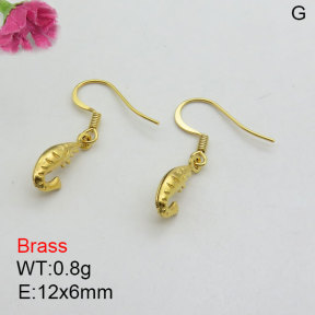 Fashion Brass Earrings  F3E200391aajo-J125