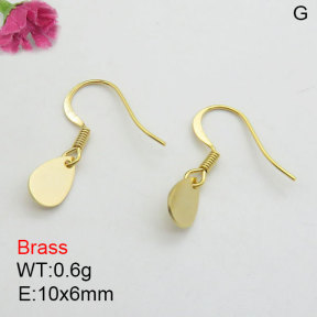 Fashion Brass Earrings  F3E200394aajo-J125