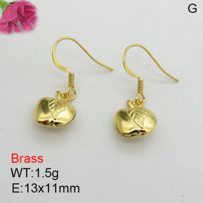 Fashion Brass Earrings  F3E200406aajo-J125