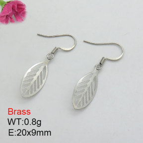 Fashion Brass Earrings  F3E200413aajo-J125