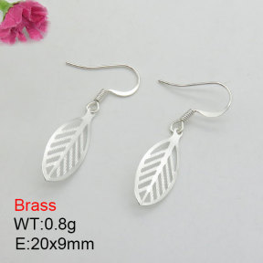 Fashion Brass Earrings  F3E200414aajo-J125
