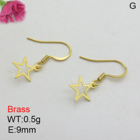 Fashion Brass Earrings  F3E200415aajo-J125