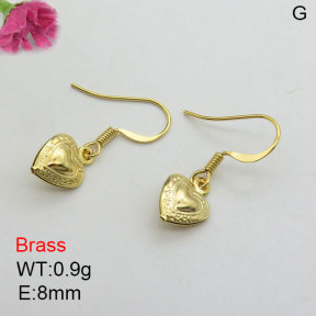 Fashion Brass Earrings  F3E200418aajo-J125