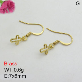 Fashion Brass Earrings  F3E200421aajo-J125