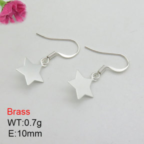 Fashion Brass Earrings  F3E200426aajo-J125