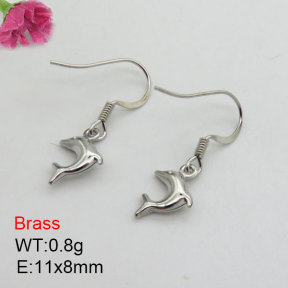 Fashion Brass Earrings  F3E200431aajo-J125