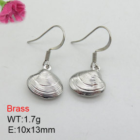 Fashion Brass Earrings  F3E200449aajo-J125