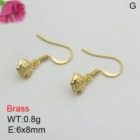 Fashion Brass Earrings  F3E200451aajo-J125