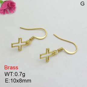 Fashion Brass Earrings  F3E200454aajo-J125