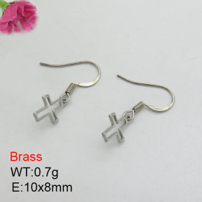 Fashion Brass Earrings  F3E200455aajo-J125