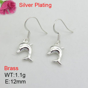 Fashion Brass Earrings  F3E200465aajo-J125