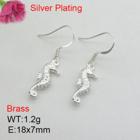 Fashion Brass Earrings  F3E200468aajo-J125