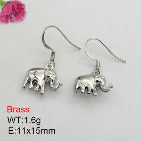 Fashion Brass Earrings  F3E200470baka-J125