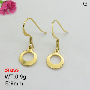 Fashion Brass Earrings  F3E200472aajo-J125