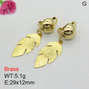 Fashion Brass Earrings  F3E200485bbml-J125
