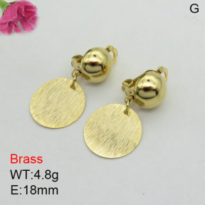 Fashion Brass Earrings  F3E200486bbml-J125