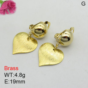 Fashion Brass Earrings  F3E200488bbml-J125