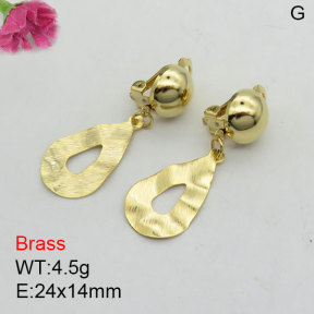 Fashion Brass Earrings  F3E200489bbml-J125