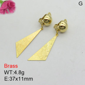 Fashion Brass Earrings  F3E200490bbml-J125