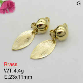 Fashion Brass Earrings  F3E200493bbml-J125