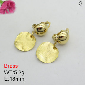Fashion Brass Earrings  F3E200495bbml-J125